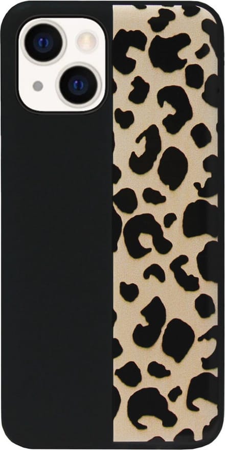 ADEL Siliconen Back Cover Softcase Hoesje Geschikt voor iPhone 14 Plus - Luipaard Bruin