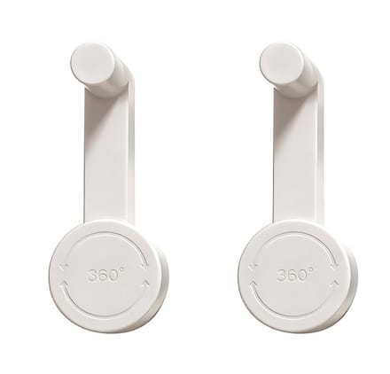 2-pack - Deurbegrenzer - Veiligheidsdeurslot - Kinderveiligheidsslot - Wit