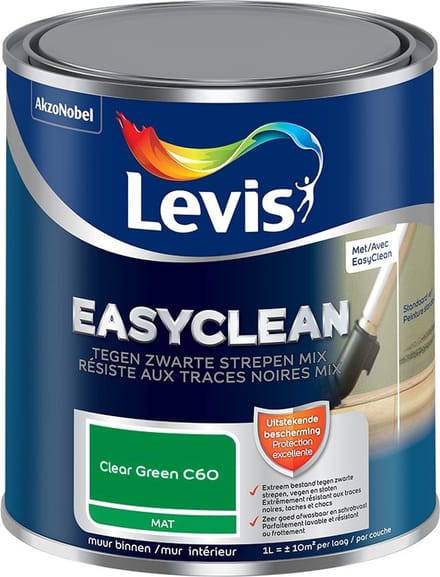 Levis - Easyclean Tegen Zwarte Strepen Mix - Clear Green C60 - Mengverf - 1 L