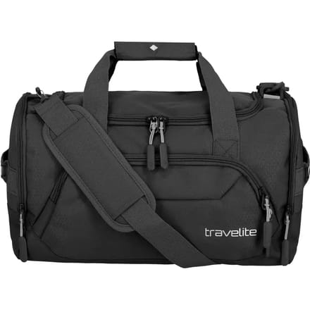 Travelite Kick Off Duffle S 23 liter - Zwart – Compacte sporttas/weekendtas – Van polyester – Reistassen, reistassen zonder wielen en schoudertassen