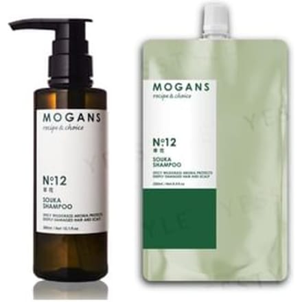 mogans - No.12 Souka Hair Shampoo Spicy Wildgrass 250ml Refill