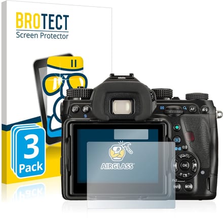 Screenprotector 3 Stuks voor Pentax K-1 Beschermglas transparant