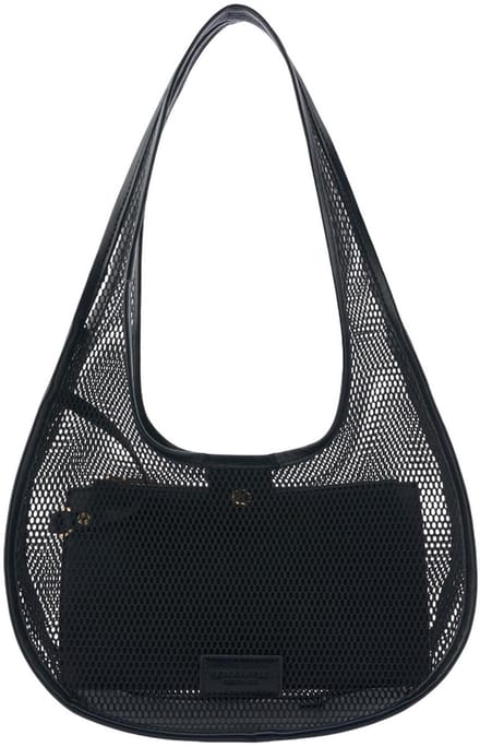 SEIDENFELT MANUFAKTUR schoudertas Halkia Round Shoulderbag Black zwart