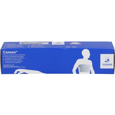 Cemen Gordelband Borstkas-Buik Wit 25cm x 2.5m 1 Verband(en)