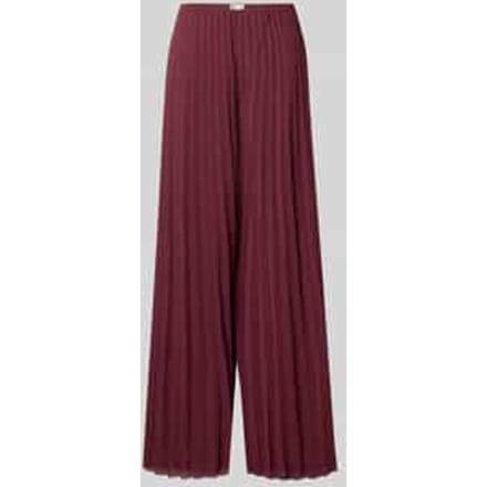 Broek van chiffon met plissévouwen