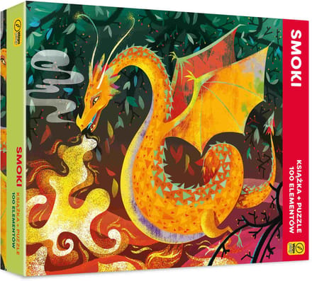 Puzzle 100 elementów Smoki - Puzzel 100 stukjes Draken