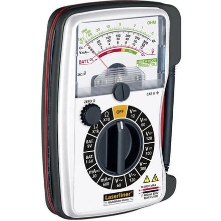 Laserliner MultiMeter-Home Multimeter - Analoog - AC/DC 300V & 600mA
