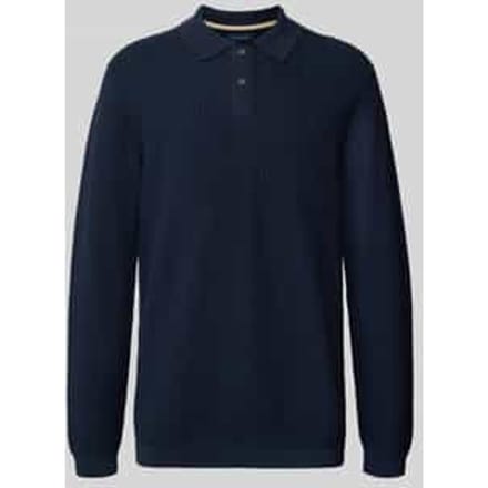 Gebreide pullover met polokraag