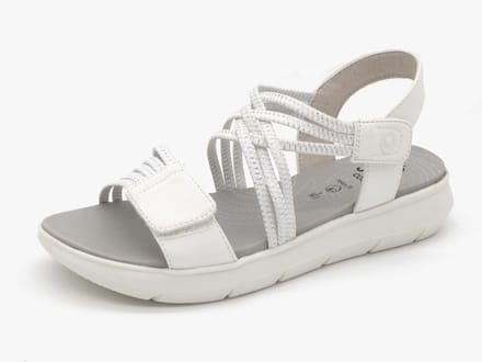 Jana Dames Sandaal - 28766-191 Wit - Wijdte H - Maat 41