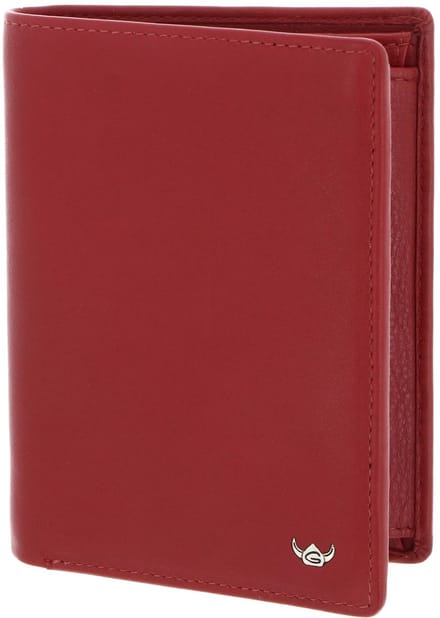 Golden Head Leren portemonnee Dublin RFID Protect Kombischeintasche 1287 Rot rood