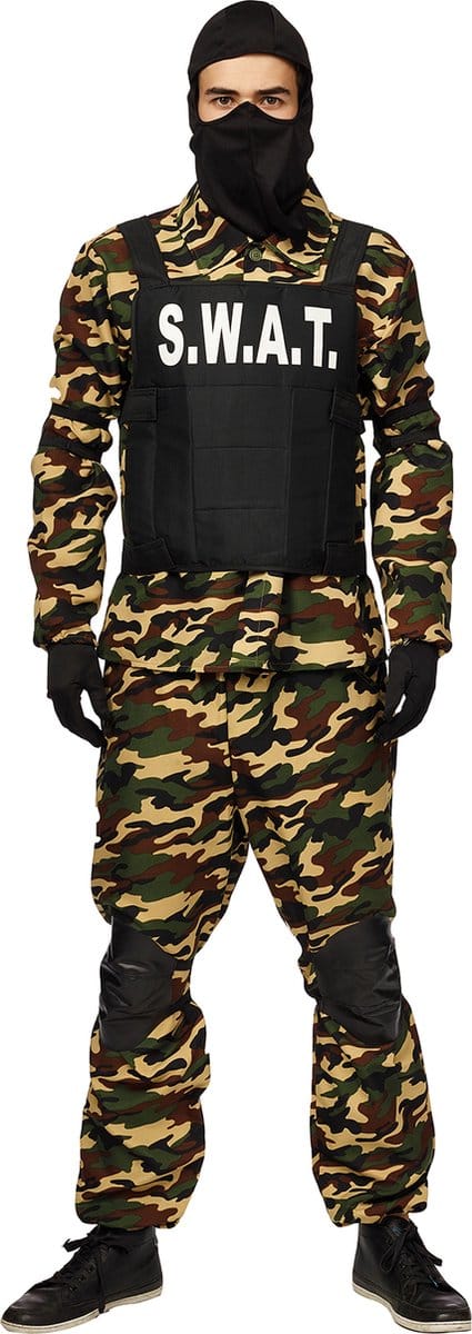 S.W.A.T army kostuum - Maat 52