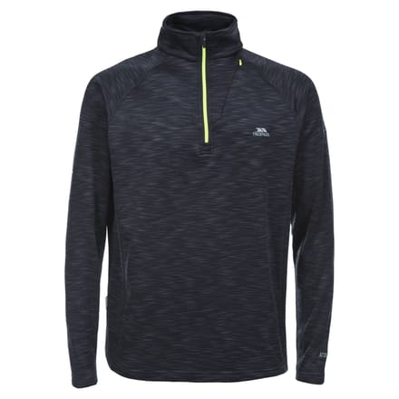 Trespass - Heren Collins Half Zip Fleece Vest (Zwart)