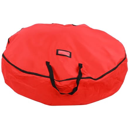 Rode Kerst Cadeau Opbergtas Decoratie Bel Krans Guirlande Container Waterdicht Stofdicht red