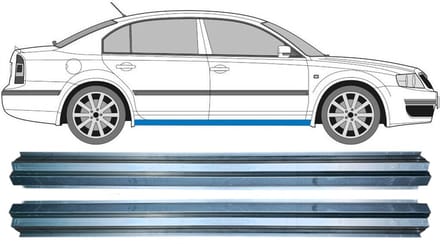 Reparatie dorpel voor Skoda Superb 2002-2008 / Links = Rechts / Set