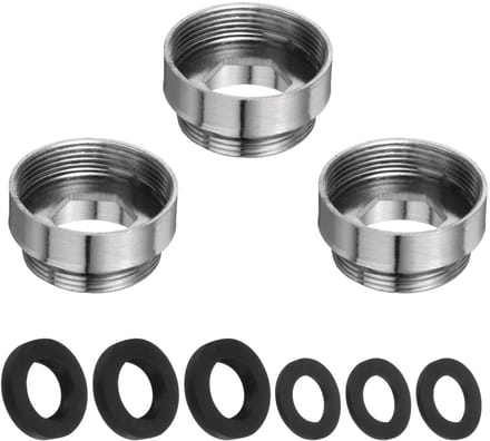 Cosensi - 3-delige Kraanadapterset - RVS Waterfilter Faucet Aerator