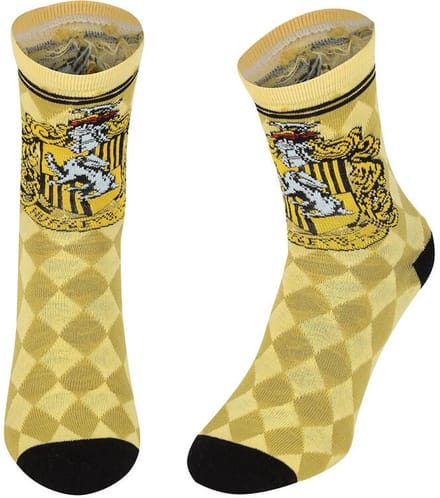 Harry Potter Hufflepuff House Socks HAR05017SSCS Yellow-M