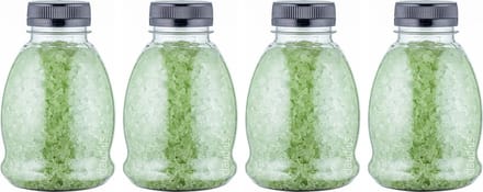 Claudius Badzout Eucalyptus - 375 gram - Fles met zwarte dop - Set van 4 stuks