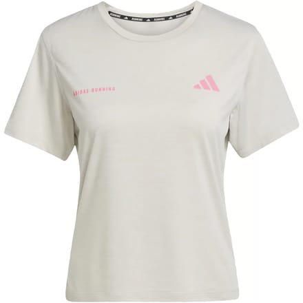 adidas Performance Own The Run Melange T-shirt - Dames - Grijs
