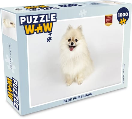 Puzzel Blije pomeriaan - Legpuzzel - Puzzel 1000 stukjes volwassenen