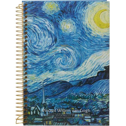 D5346-3 a4 notitieboek met spiraal Van Gogh-dorp