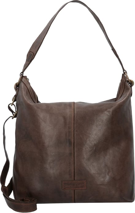 HAROLD'S Leren shopper schoudertas Submarine Shopper Upend Brown donkerbruin