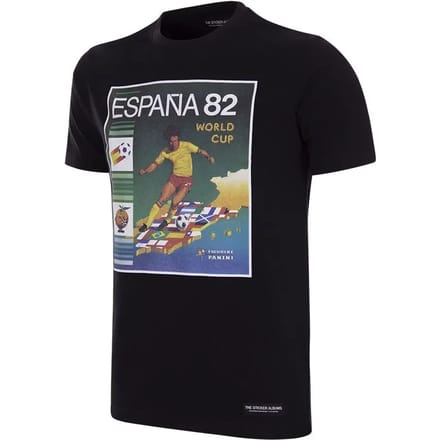 COPA - Panini FIFA Spanje 1982 WK T-shirt - Heren - Zwart - S