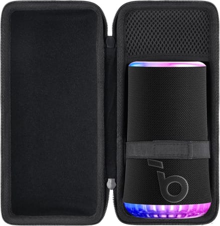 Duurzame Hard Travel Case voor Draagbare 360° Bluetooth Speaker - Bescherming, Opbergruimte en Mobiliteit