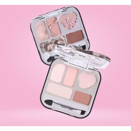 VEECCI - Shiny Vibrant Aegyo-Sal & Eyeshadow Palette - 2 Types M01# Brown - 4g