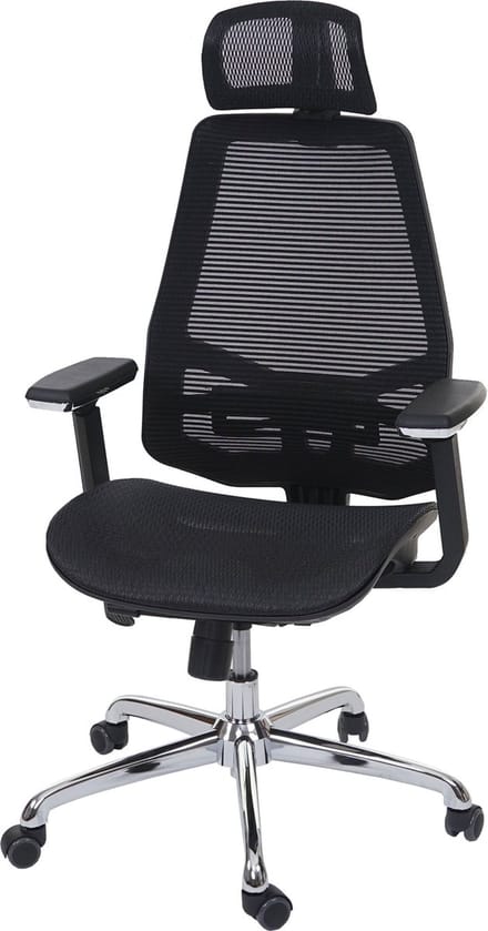 Bureaustoel MCW-A58, bureaustoel, schuiffunctie stof/textiel ISO9001 ~ zwart/zwart