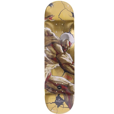 Lemos Harden Deck X Attack On Titan Wheat/multi skateboard voor heren