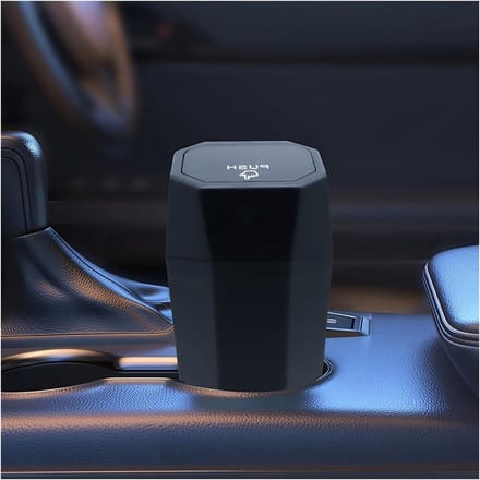 Mini-afvalemmer met deksel - waterdicht en draagbaar - voor auto bekerhouder - kleine afvalbak - lekvrij .