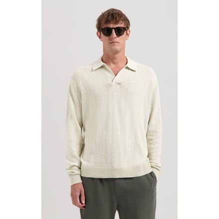 Dstrezzed Ds-niki Polo Silver Birch Taglia: L | Maglie a manica lunga Outlet | Uomo | Grigio