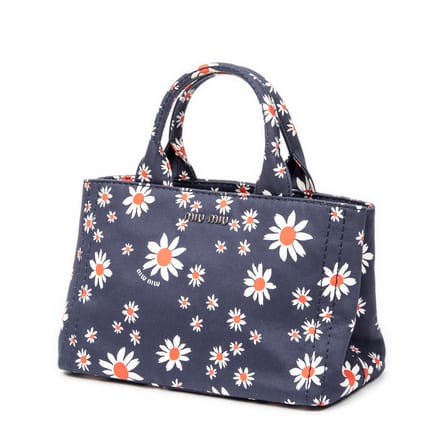Small Printed  Open Tote  Handtas