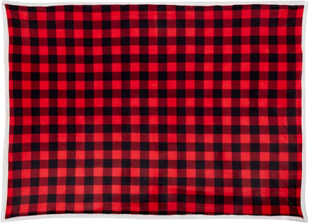 LIQUORICE - Bedsprei - Rood/Zwart - 150 x 200 cm - Stof