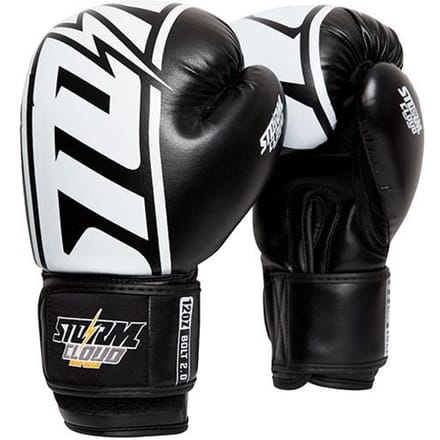 StormCloud Bolt 2.0 - Bokshandschoenen - Zwart/Wit - 8oz