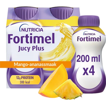 Fortimel Jucy Plus Mango Ananas 4 X 200ml