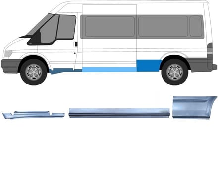 Reparatiepaneel set voor Ford Transit 2000-2013 / Links
