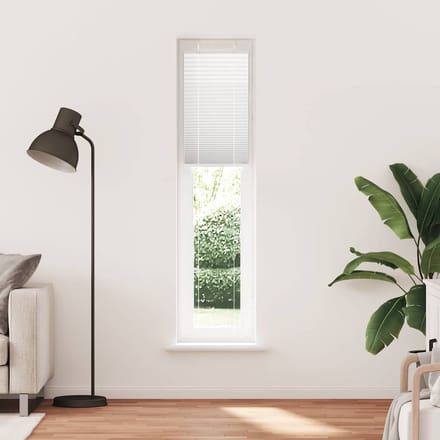 vidaXL - Plissé - rolgordijn - 50x200 - cm - stofbreedte - 49,4 - cm - polyester - wit