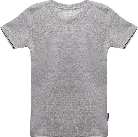 Claesen's® - T Shirt v neck GrijsCL 118-Grey Melee-4