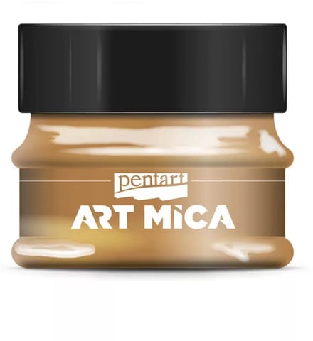 Pentart Art Mica Pigment Poeder Golden Brown 9gr