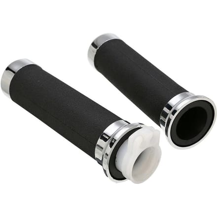 1 Paar 25mm Motorfiets Stuur Handvatten zwart