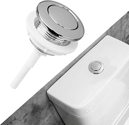 Toilet Spoelknop 38mm - Eenvoudige Push Button voor Toiletten