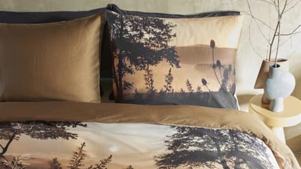 Beddinghouse Evening dekbedovertrek - Tweepersoons - 200x200/220 cm - Bruin