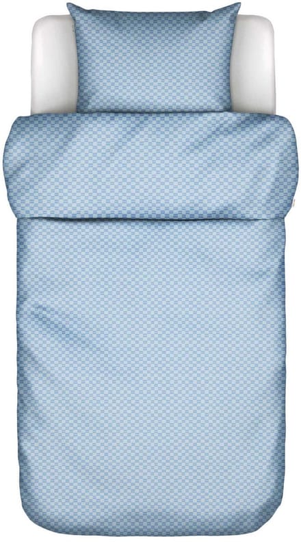 Marc O'Polo Svea Dekbedovertrek Biologisch Katoensatijn Calm blue - Eenpersoons – 140x200/220 cm