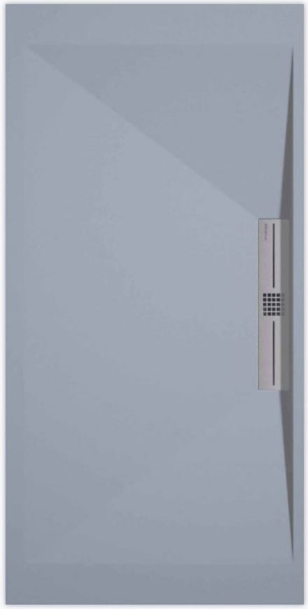 Sanifun douchebak Stone Side Gray Smooth 900 x 800 S