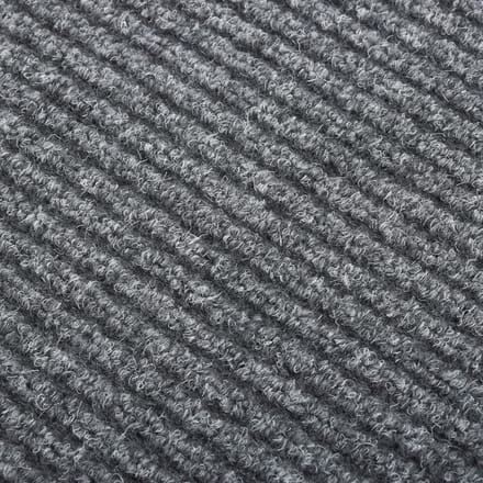 vidaXL - Droogloopmat - 100x100 - cm - grijs
