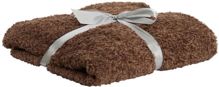Light & Living Deken Bodi - Bruin - 152x127x0,5cm - Scandinavisch
