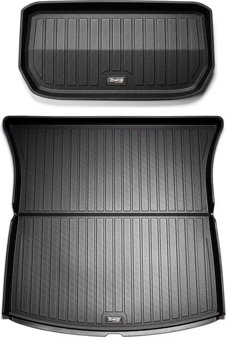 Tesla Model Y vloermatten rubber all weather Kofferbakmat en Frunk set – Premium Accessoires