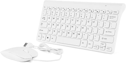 Ultradun USB Toetsenbord en Muis Set - Compact Bedraad Combo voor Kantoor en Thuis