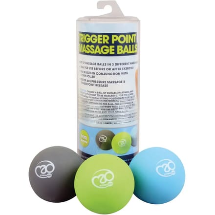 Massagebal met triggerpoints Fitness-Mad (x3)